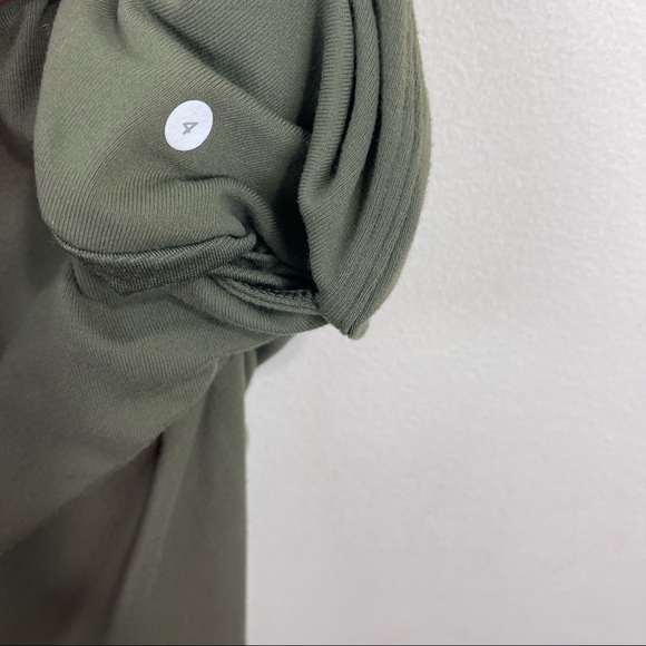 Lululemon Sunset Salutation Crop Fatigue Green/Ziggy Snake Butter Pink - Picture 14 of 15